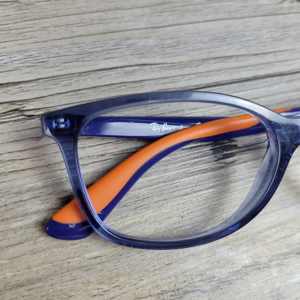 Ray-Ban Eyeglasses RB1586 3775 Blue Orange Kids 49-16-130